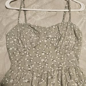 Hollister | Sage Green Corset Dress